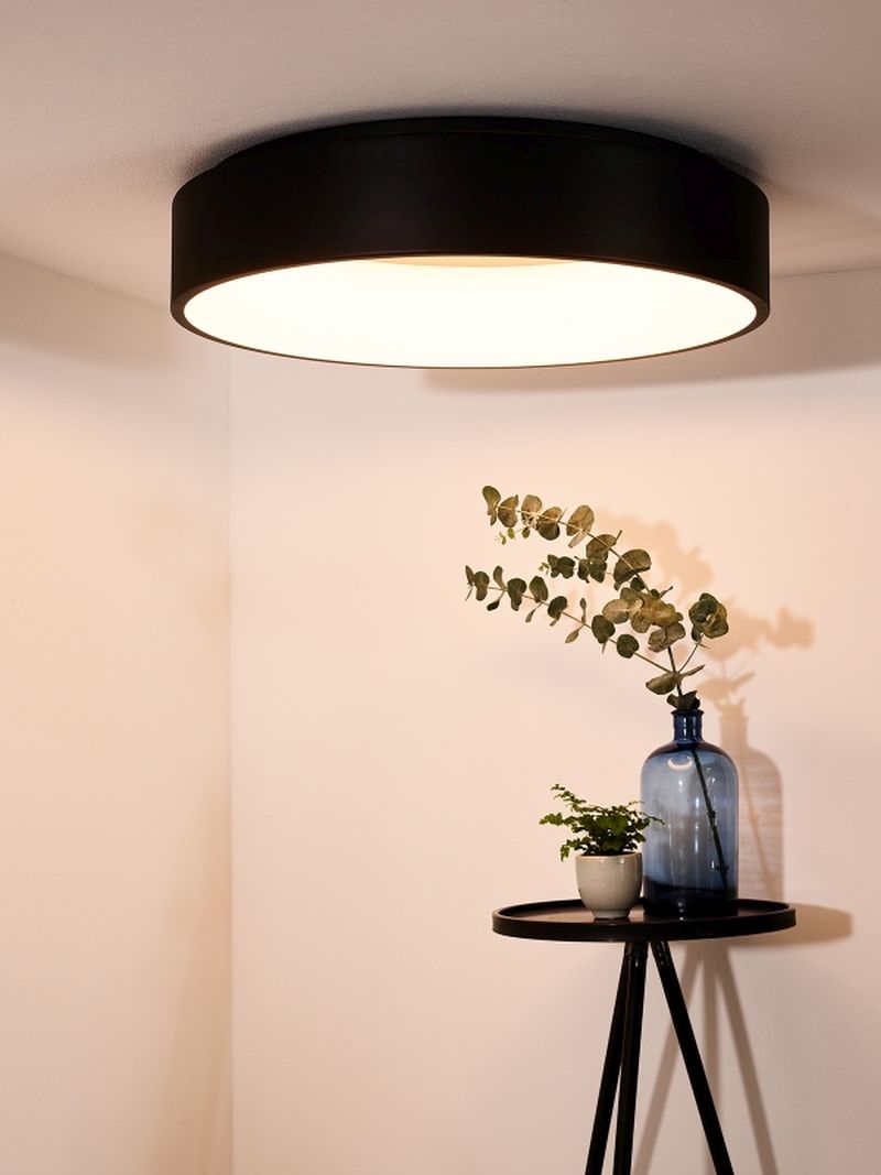 Lucide TALOWE LED - Zapustené stropné svietidlo - Ø 60 cm - LED Rozm. - 1x42W 3000K - Čierna